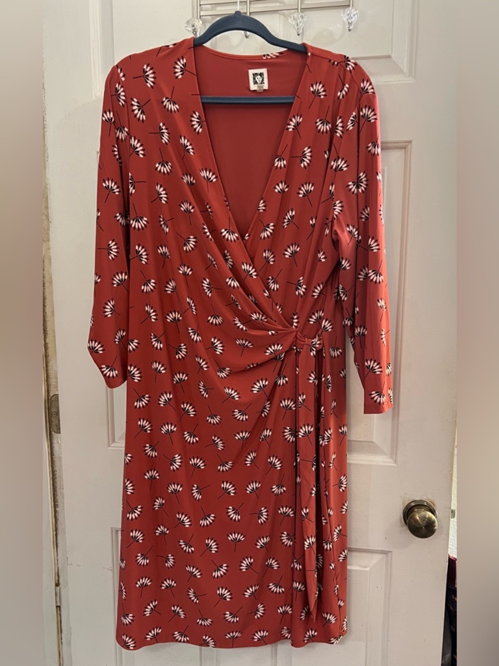 Anne Klein Burnt Orange Garment Label